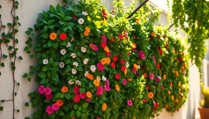 Comment faire un mur végétalisé extérieur pour embellir votre jardin