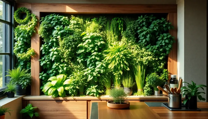 Comment intégrer un mur végétal dans votre cuisine pour une déco réussie