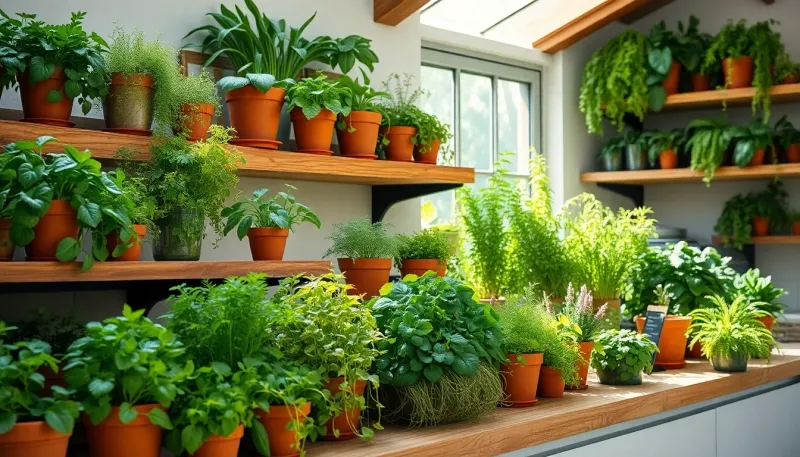 Comment intégrer un potager dans votre cuisine pour un style moderne