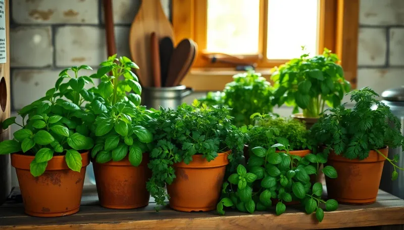 Comment planter des herbes aromatiques en pot pour un jardin intérieur