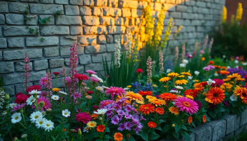 Créer un massif contre un mur : guide pratique et idées inspirantes