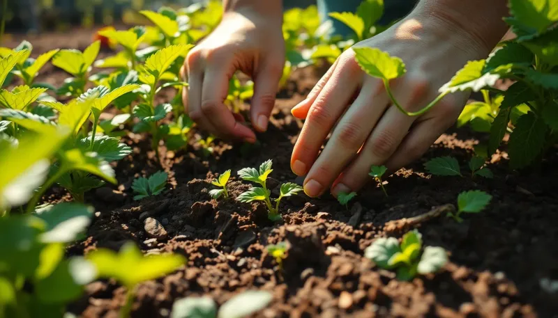 Désherbage manuel : techniques efficaces pour couper les mauvaises herbes