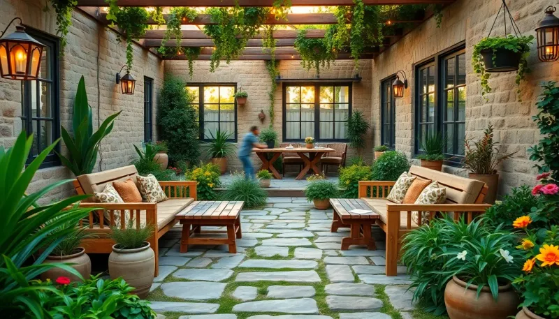 Idées de décoration massif extérieur pour un jardin accueillant