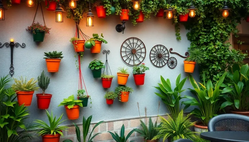 Idées de décoration murale pour embellir votre jardin