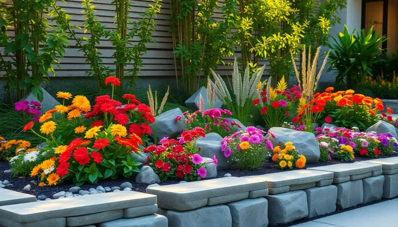 Idées de massifs extérieurs modernes pour embellir votre jardin