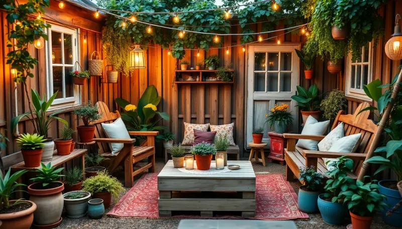 Idées déco jardin extérieur pas cher : transformez votre espace vert